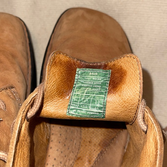 Earth men’s Chukka boots. Leather. Size 11. Baja style.  Lace up tie shoe. MOCHA - Picture 5 of 11